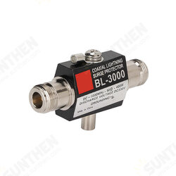 BL-3000 Coaxial Lighting Protector N Female to N Female Lighting Arrester for Communication Equipment BL-3000 Coaxial Lighting Protector N Female to N Female Lighting Arrester for Communication Equipment