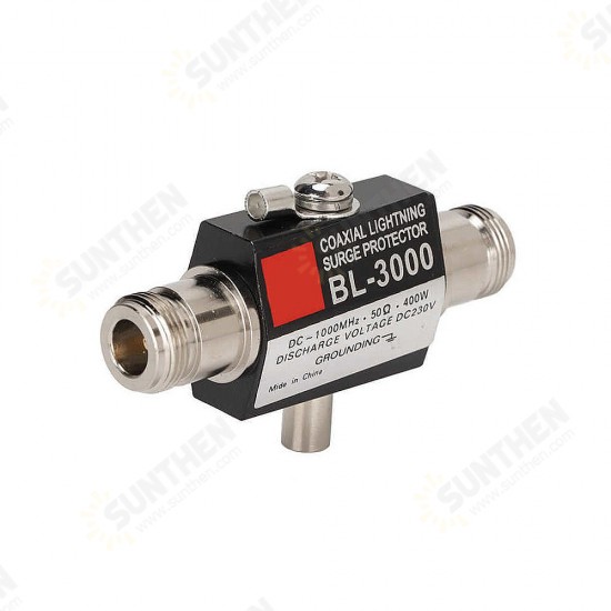 BL-3000 Coaxial Lighting Protector N Female to N Female Lighting Arrester for Communication Equipment BL-3000 Coaxial Lighting Protector N Female to N Female Lighting Arrester for Communication Equipment