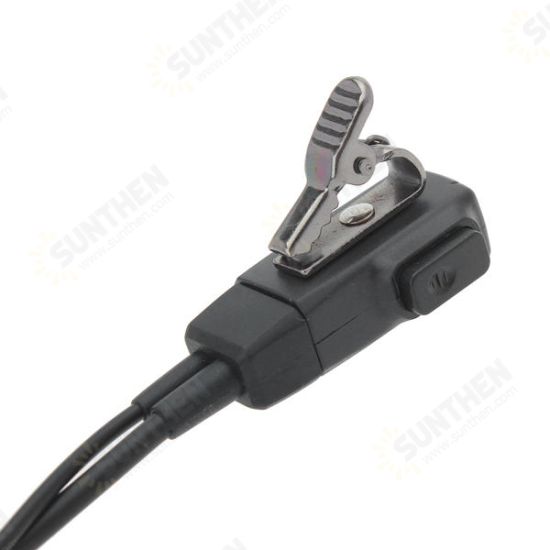 88S-K Cool Walkie Talkie Acoustic Tube Earphone Black