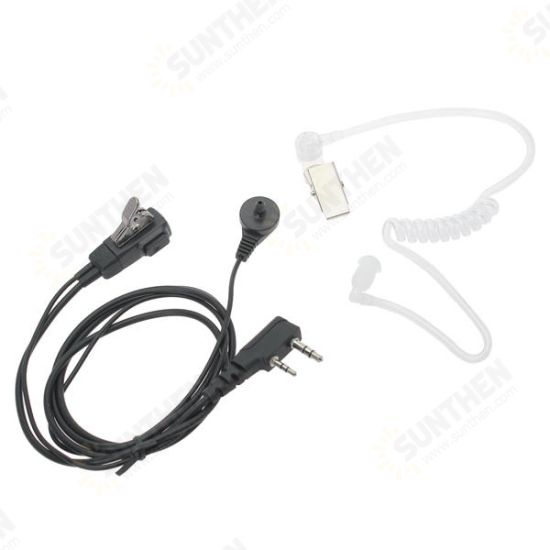 88S-K Cool Walkie Talkie Acoustic Tube Earphone Black