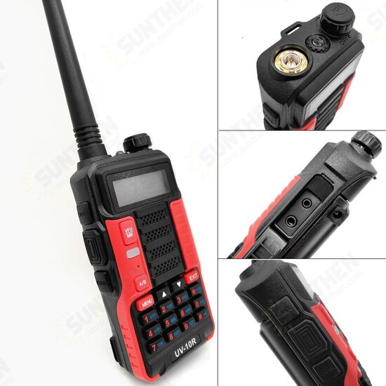 BF UV10R 10W High Power USB Walkie Talkie 10 Watts VHF UHF Ham Radio Station UV-10R CB Radio Transmitter USB Transceiver