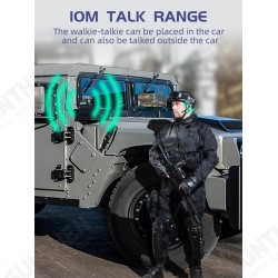 Walkie Talkie Headset PTT Wireless Bluetooth Earphone for Two way Radio K Port Headphone for UV 5R 82 888s