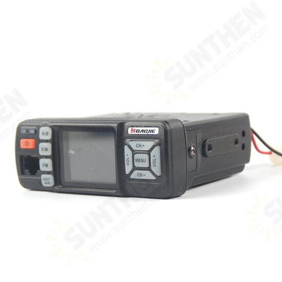 BJ-318 Dual Band Car Mobile Radio VHF 136-174Mhz UHF 400-490MHz 256CH 25W Two Way Radio FM Transceiver Walkie Talkie