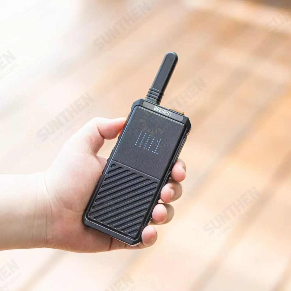 2190mAh Wireless MINI Walkietalkie Bluetooth Headset TYPEC Charging