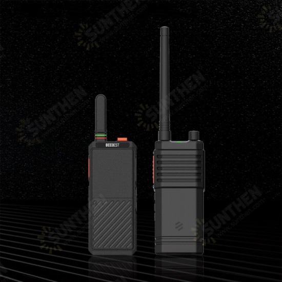 2190mAh Wireless MINI Walkie-talkie Bluetooth Headset TYPE-C Charging Waterproof Outdoor Indoor 100 Hours Call Walkie-talkie