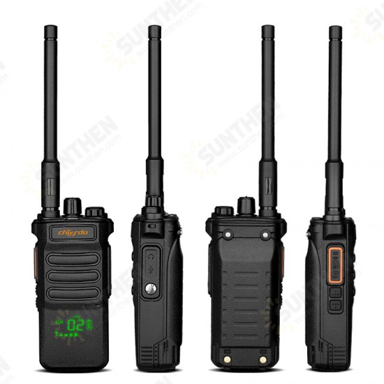 CD-108 10W 2500mAh Professional Walkie Talkie LED Display Flashlight Lighting 400-480MHz Portable Civilian Outdoor Site Two Way Radio