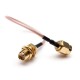 5 Inch Male to SMA Female Nut Bulkhead Crimp RG316 Coax Cable 5 Inch Male to SMA Female Nut Bulkhead Crimp RG316 Coax Cable