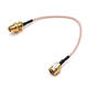 5 Inch Male to SMA Female Nut Bulkhead Crimp RG316 Coax Cable 5 Inch Male to SMA Female Nut Bulkhead Crimp RG316 Coax Cable