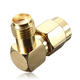 RP-SMA Male To SMA Female Jack Right Angle Crimp RF Adapter Connector RP-SMA Male To SMA Female Jack Right Angle Crimp RF Adapter Connector