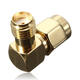 SMA Male To SMA Female Jack Right Angle Crimp RF Adapter Connector SMA Male To SMA Female Jack Right Angle Crimp RF Adapter Connector