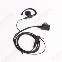 Earphone Big PTT Button TYT UV5R 888S For Kenwood 998 K Connector Earphone
