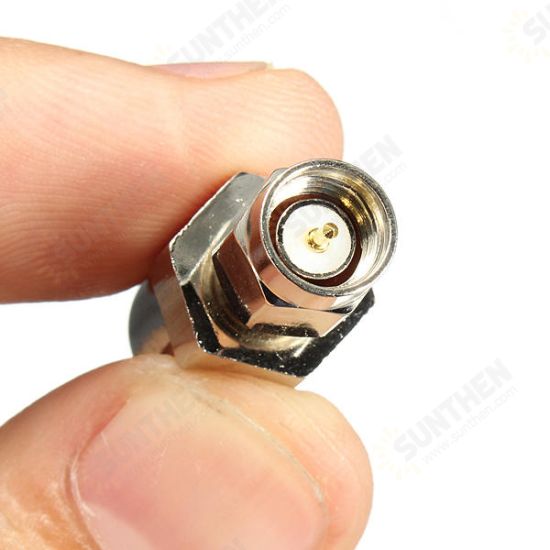 FME Male Plug to SMA Male Plug RF Coaxial Adapter Connector