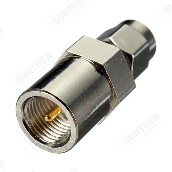 FME Male Plug to SMA Male Plug RF Coaxial Adapter Connector FME Male Plug to SMA Male Plug RF Coaxial Adapter Connector