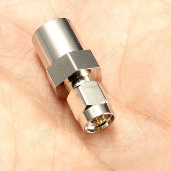 FME Male Plug to SMA Male Plug RF Coaxial Adapter Connector FME Male Plug to SMA Male Plug RF Coaxial Adapter Connector