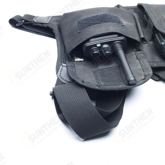 Harness Chest Front Pack Pouch Holster Carry Bag for Motorola UV-5R UV-82 UV-9R Plus BF-888S TYT Walkie Talkie