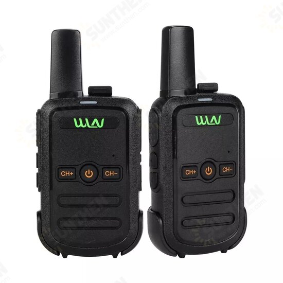 Mini WLN KD-C51 Walkie Talkie 2W 16 CH 400-470MHz UHF Handheld Two Way Radio Toy Comunicador Walkie-talkie