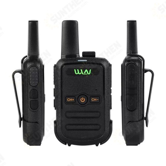 Mini WLN KD-C51 Walkie Talkie 2W 16 CH 400-470MHz UHF Handheld Two Way Radio Toy Comunicador Walkie-talkie