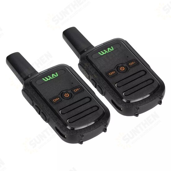 Mini WLN KD-C51 Walkie Talkie 2W 16 CH 400-470MHz UHF Handheld Two Way Radio Toy Comunicador Walkie-talkie