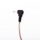 T6200C/T5428/HYTTC320/TC310 Interphone Single Needle 2.5mm Metal Aluminum Foil Line Earphones