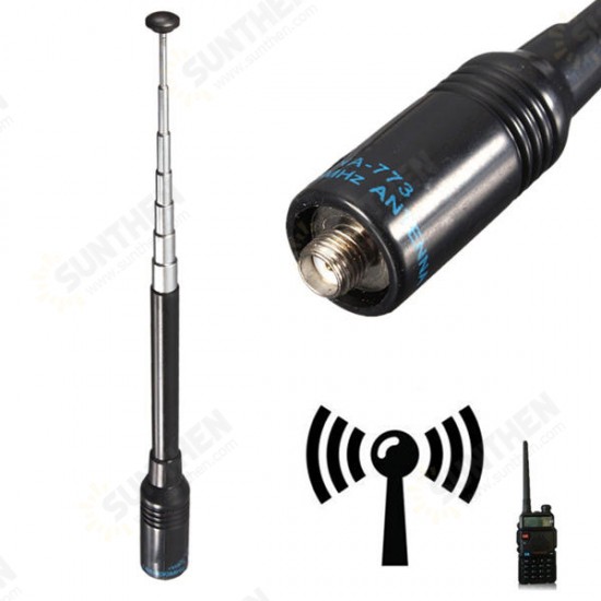 NA-773 Sma Female Dual Band 144/430 MHz High Gain Antenna For Handheld Two Way Radio