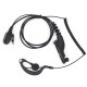 New Air Acoustic Tube Earpiece PTT Microphone Headset Radiation-proof Walkie Talkie Earphone For Motorola XPR XiR DP APX Series