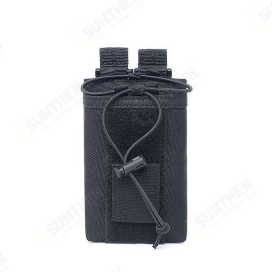Outdoor Tactical Walkie Talkie Bag Sports Climbing Hunting Radio Storage Bag Talkie Holder Bag