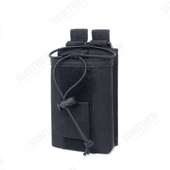 Outdoor Tactical Walkie Talkie Bag Sports Climbing Hunting Radio Storage Bag Talkie Holder Bag