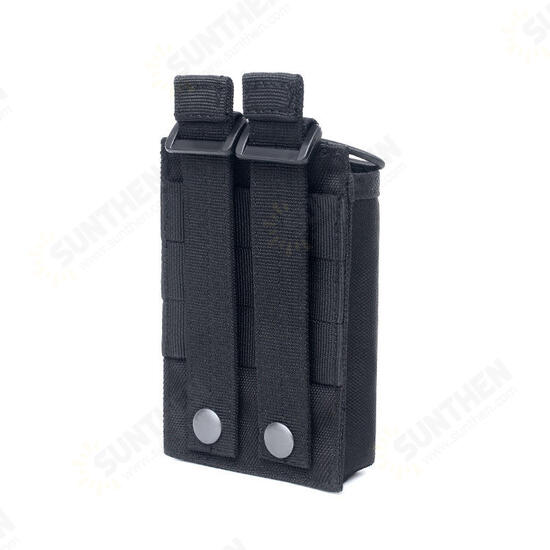Outdoor Tactical Walkie Talkie Bag Sports Climbing Hunting Radio Storage Bag Talkie Holder Bag