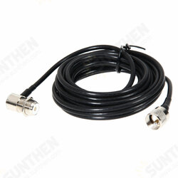 PL259 Antenna Connector Coaxial Extend Cord Cable SO239 5M 16ft for Car Radio Walkie Talkie MP320 MP9000 KT-8900 KT-8900R PL259 Antenna Connector Coaxial Extend Cord Cable SO239 5M 16ft for Car Radio Walkie Talkie MP320 MP9000 KT-8900 KT-8900R
