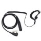 PTT MIC G Shape Earpiece Headset for Sepura STP8000 Walkie Talkie Ham Radio Hf Transceiver Handy C1035A