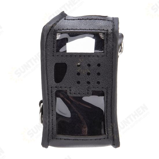 Portable Walkie Talkie Bag Cover Waterproof Anti-scratch Two Way Radio Accessory Protection Leather Bag