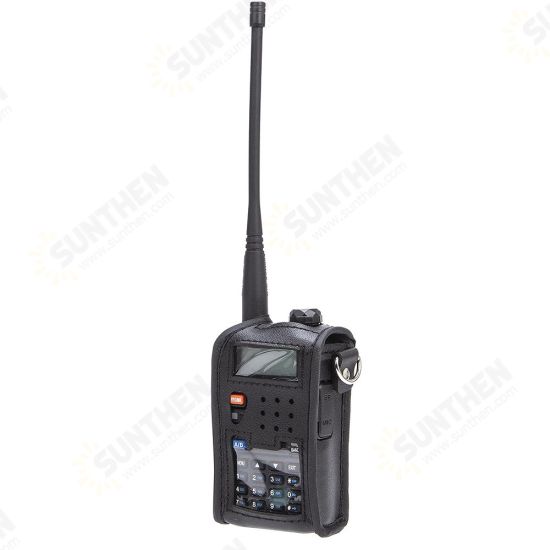 Portable Walkie Talkie Bag Cover Waterproof Anti-scratch Two Way Radio Accessory Protection Leather Bag