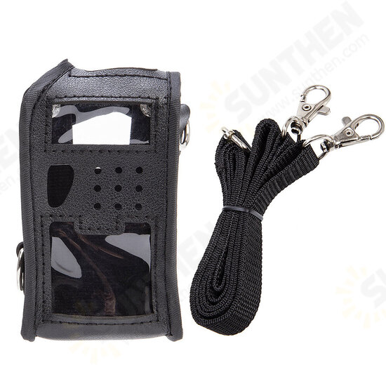 Portable Walkie Talkie Bag Cover Waterproof Anti-scratch Two Way Radio Accessory Protection Leather Bag