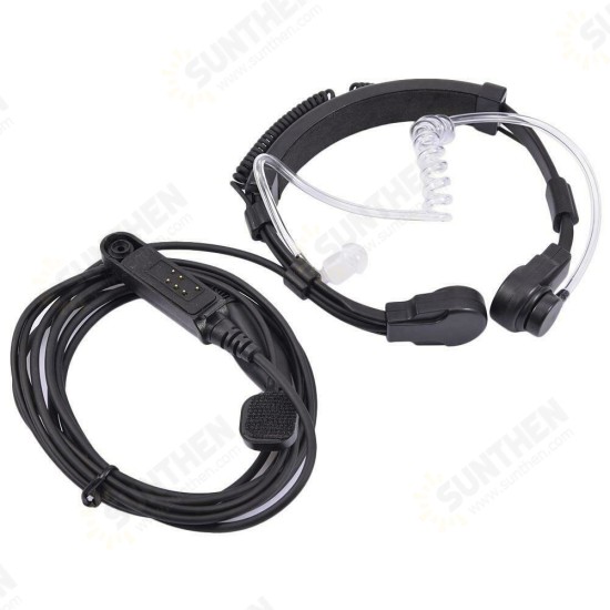 Radio UV-9R Plus BF-9700 BF-A58 Telescopic Throat Vibration Mic Earpiece Headset for UV-XR UV9R GT-3WP Walkie Talkie Radio UV-9R Plus BF-9700 BF-A58 Telescopic Throat Vibration Mic Earpiece Headset for UV-XR UV9R GT-3WP Walkie Talkie