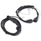 Radio UV-9R Plus BF-9700 BF-A58 Telescopic Throat Vibration Mic Earpiece Headset for UV-XR UV9R GT-3WP Walkie Talkie Radio UV-9R Plus BF-9700 BF-A58 Telescopic Throat Vibration Mic Earpiece Headset for UV-XR UV9R GT-3WP Walkie Talkie