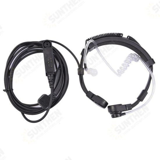 Radio UV-9R Plus BF-9700 BF-A58 Telescopic Throat Vibration Mic Earpiece Headset for UV-XR UV9R GT-3WP Walkie Talkie Radio UV-9R Plus BF-9700 BF-A58 Telescopic Throat Vibration Mic Earpiece Headset for UV-XR UV9R GT-3WP Walkie Talkie
