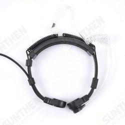 Radio UV-9R Plus BF-9700 BF-A58 Telescopic Throat Vibration Mic Earpiece Headset for UV-XR UV9R GT-3WP Walkie Talkie