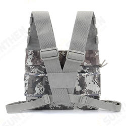 Radio Walkie Talkie Chest Pocket Harness Bag Backpack Holster Pouch Camouflage Radio Walkie Talkie Chest Pocket Harness Bag Backpack Holster Pouch Camouflage