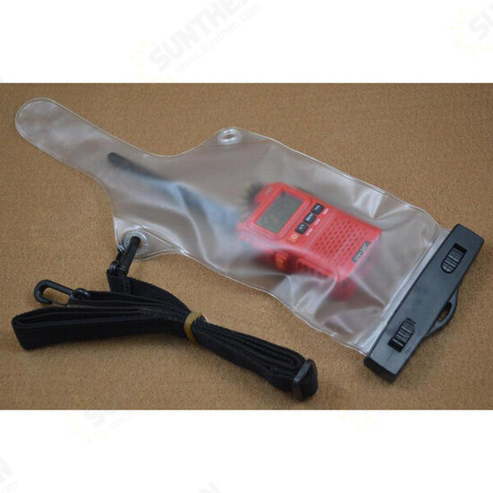 Rainproof Bag with Strap for Motorola Kenwood Two Way Radio