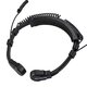 ETK007 Throat Mic Walkie Talkie Headset Finger PTT For Kenwood UV 5R UV 82 RB618 RT622 Two-way Radio Earpiece