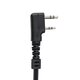 ETK007 Throat Mic Walkie Talkie Headset Finger PTT For Kenwood UV 5R UV 82 RB618 RT622 Two-way Radio Earpiece