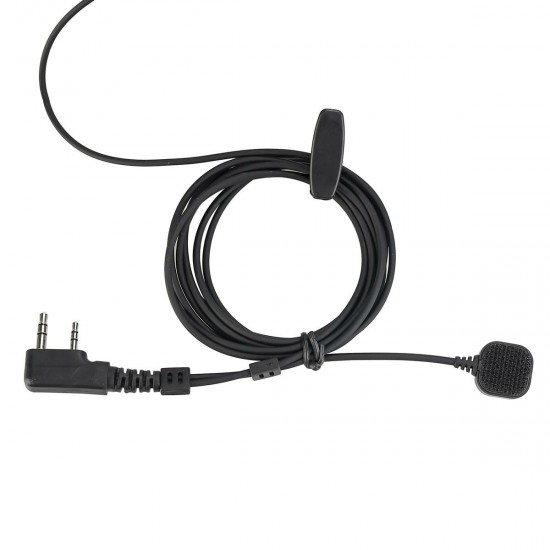 ETK007 Throat Mic Walkie Talkie Headset Finger PTT For Kenwood UV 5R UV 82 RB618 RT622 Two-way Radio Earpiece