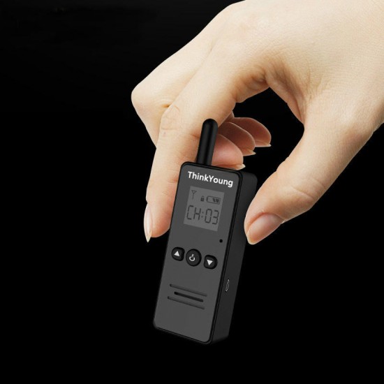 T8 45g Mini Ultra Thin Handheld Radio Walkie Talkie Hotel Driving Civilian Interphone Intercom