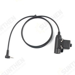 Tactical Element U94 Tactical PTT Headphone Adapter for Yaesu Vertexs VX-3R Headphone Accessories Tactical Element U94 Tactical PTT Headphone Adapter for Yaesu Vertexs VX-3R Headphone Accessories