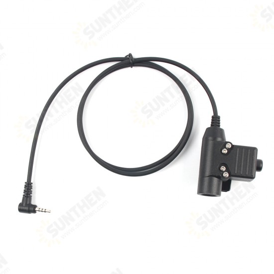 Tactical Element U94 Tactical PTT Headphone Adapter for Yaesu Vertexs VX-3R Headphone Accessories