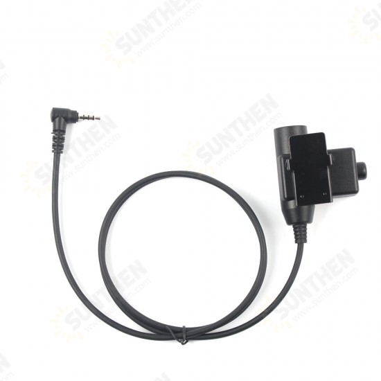 Tactical Element U94 Tactical PTT Headphone Adapter for Yaesu Vertexs VX-3R Headphone Accessories