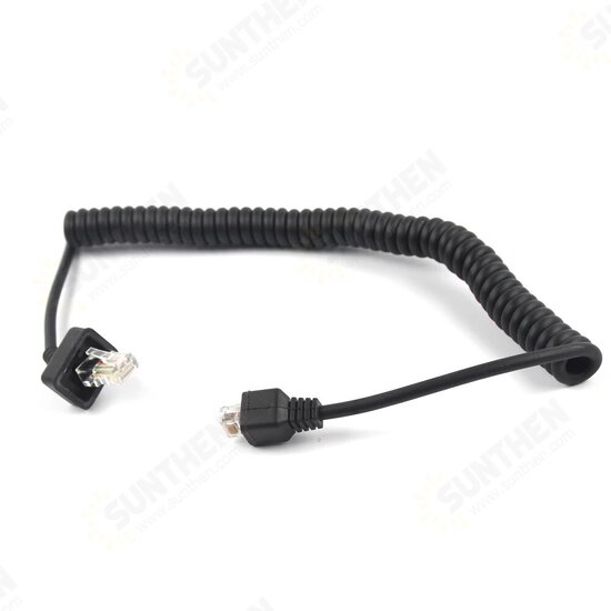 Walkie Talkie 8 Pin Replacement Speaker Microphone Cable for Kenwood TK-868G TK-768G TK-862G TK-762G TM-271A TM-471A TK-760