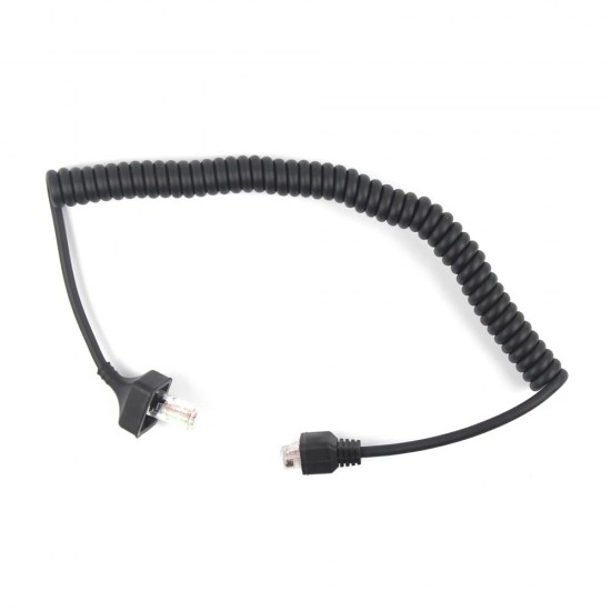 Walkie Talkie 8 Pin Replacement Speaker Microphone Cable for Kenwood TK-868G TK-768G TK-862G TK-762G TM-271A TM-471A TK-760