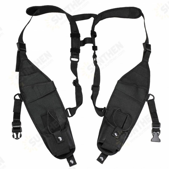 Walkie-talkie Chest Bag Outdoor Shoulder Chest Bag Donkey Climbing Rescue Walkie-talkie Tactical Chest Bag