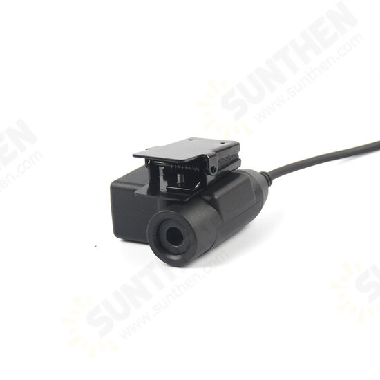 Tacical U94PTT Headset Adapter for Mobile Phone 3.5mm Headset Key Switch PTT